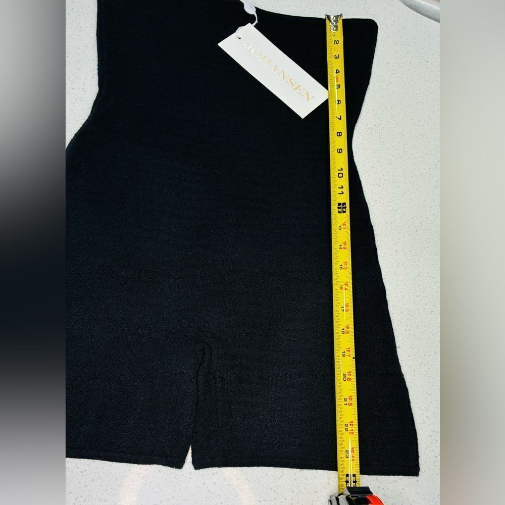 Johansen Lovey Romper Black Strapless Knit Romper Size L NWT $294 - Picture 9 of 12